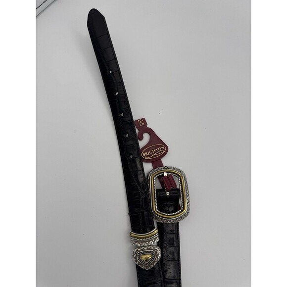 BRIGHTON BELT - REVERSIBLE! - BROWN & Black Sz 26 New - Picture 9 of 15